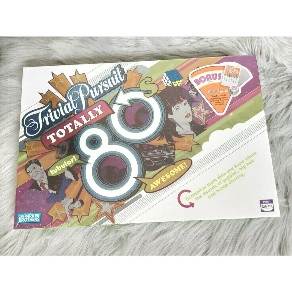 Trivial‎ Pursuit Totally 80's Edition Parker Board Game